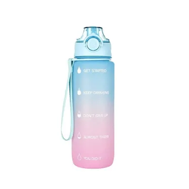 Starpak, sticla de apa, albastru roz, 750 ml