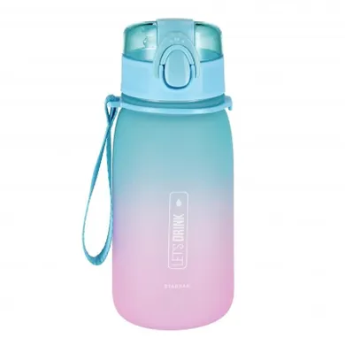 Starpak, sticla de apa, ombre albastru si roz, 400 ml