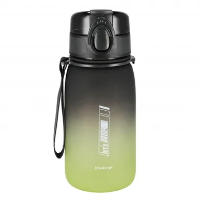 Starpak, sticla de apa, verde ombre si negru, 400 ml