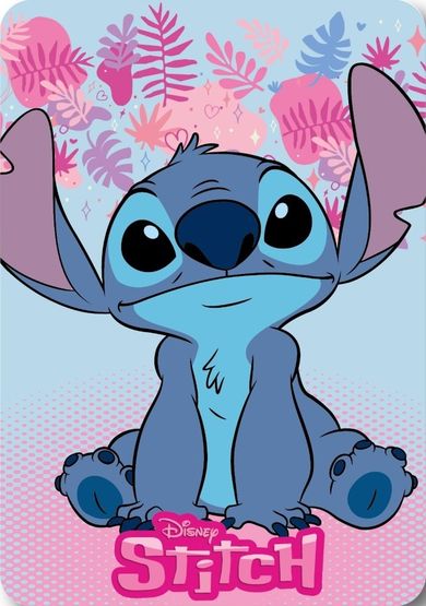 Stitch, patura polar, 100-140 cm