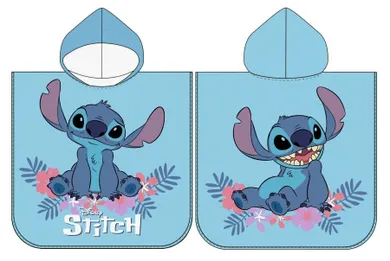 Stitch, prosop cu gluga tip poncho, 55-110 cm