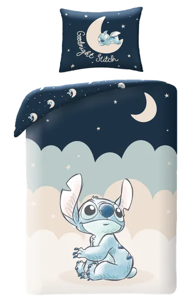 Stitch, set lenjerie de pat single, 160-200 cm