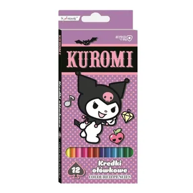 St.Majewski, Kuromi, creioane colorate, triunghiular, 12 culoare