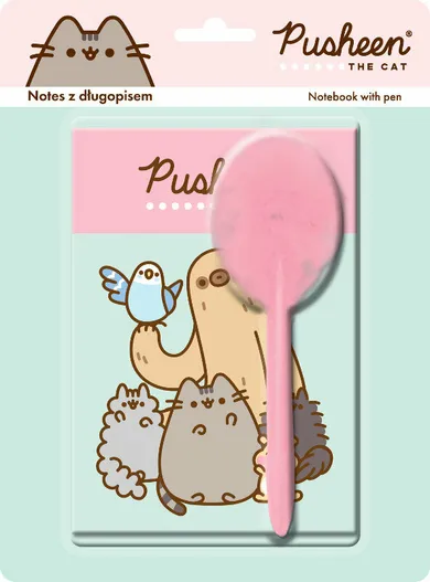 St.Majewski, Pusheen, caiet cu un pix