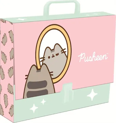 St.Majewski, Pusheen, dosar cu maner, format A4, 1 buc.