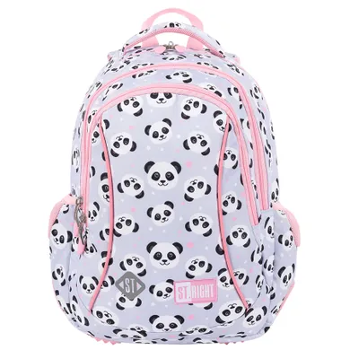 St.Right, rucsac cu 3 compartimente, Panda Grey