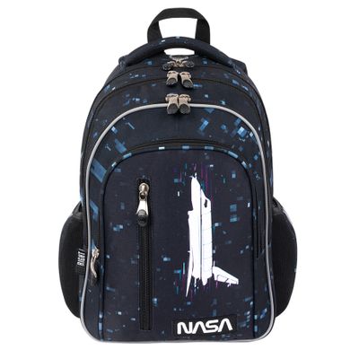 St.Right, rucsac pentru scoala cu 4 compartimente, Spacecraft