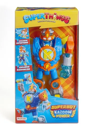 SuperThings, Superbot Blue Kazoom Power, figurina