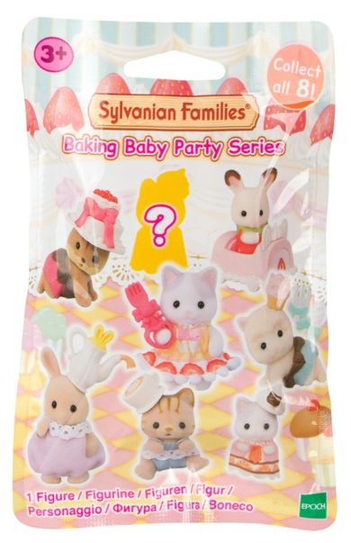 Sylvanian Families, Cake party, pachet surpriza, 5765, 1 buc.