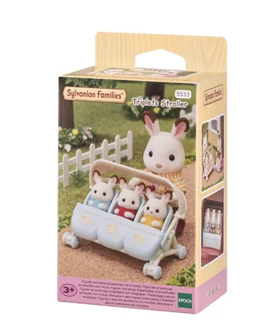 Sylvanian Families, Carucior pentru tripleti, 5533