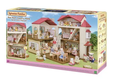 Sylvanian Families, Casa mare de oras cu camera secreta la mansarda, set cu figurine, 5708