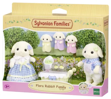 Sylvanian Families, Familia de iepurasi, set de figurine, 5735