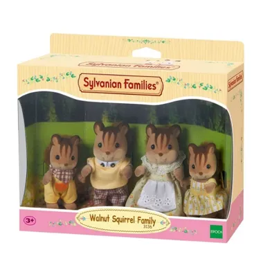 Sylvanian Families, Familia de veverite, set de figurine, 4172