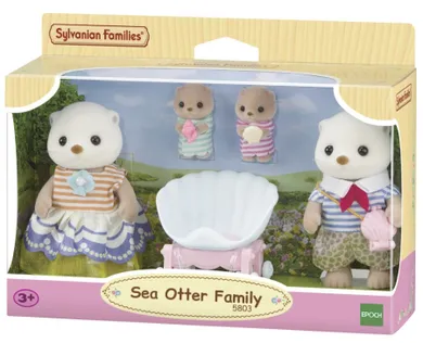 Sylvanian Families, Familia vidrelor de mare, set de figurine, 5803