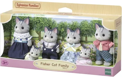 Sylvanian Families, Fisher Cat Family, familia pisicutelor, 5812