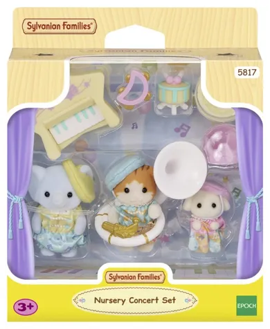 Sylvanian Families, Nursery Concert, figurine cu accesorii, 5817