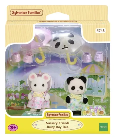 Sylvanian Families, Plimbare cu umbrele, set de figurine, 5748