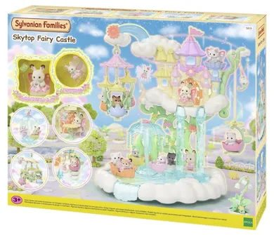 Sylvanian Families, Skytop Fairy Castle, set de joaca cu figurine, 5815