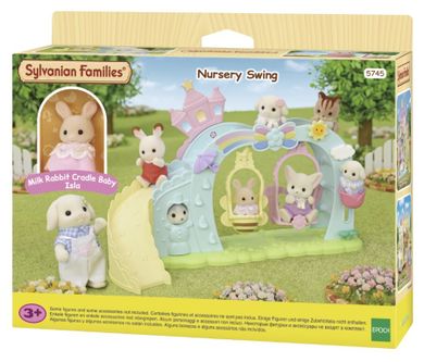 Sylvanian Families, Toboganul colorat, set cu figurina, 5745