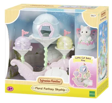 Sylvanian Families, Vehiculul zburator al zanei florilor, set cu figurina, 5827