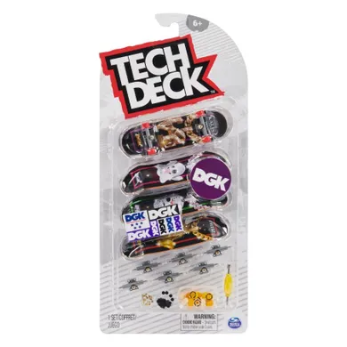 Tech Deck, DGK, fingerboard, jucarie arcade, 4 buc.