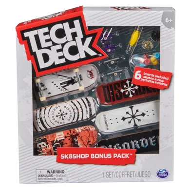 Tech Deck, Sk8Shop Disorder, fingerboard, jucarie arcade, 6 buc.