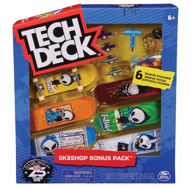 Tech Deck, Skateshop Bonus Pack, Blind, fingerboard, jucarie arcade, 6 buc.