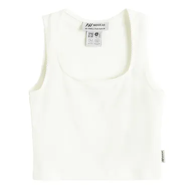 Top fara maneci cu adaos de modal NOWEAR