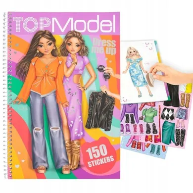 Top Model, Dress Me Up, carte de colorat