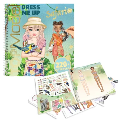 Top Model, Dress Me Up, Safari, set creativ cu autocolante