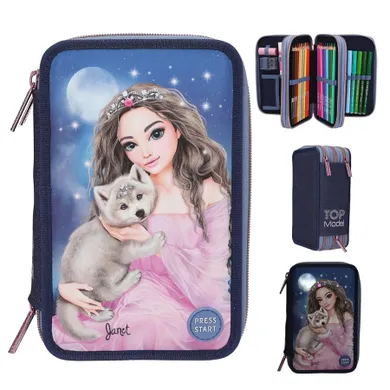 Top Model, Wolf, penar echipat cu 3 compartimente, LED