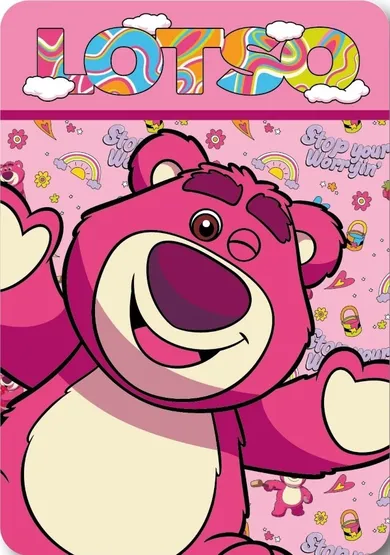 Toy Story, Lotso, patura din fleece, 100-140 cm