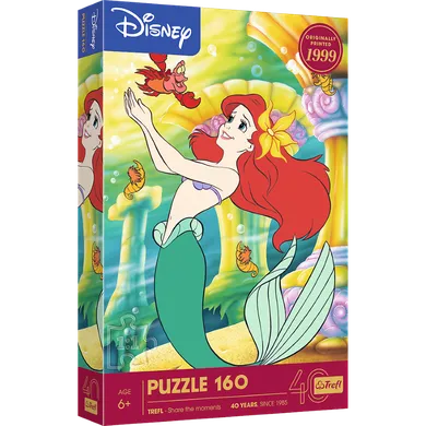 Trefl, 40 Years, Disney, The Little Mermaid, puzzle, 160 piese