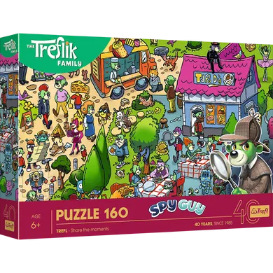 Trefl, 40 Years, Trefliks, puzzle, 160 piese