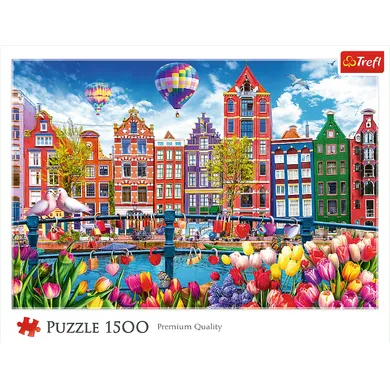 Trefl, Amsterdam, The Netherlands, puzzle, 1500 piese