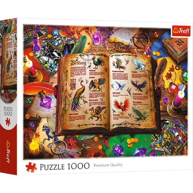 Trefl, Atlas of Fantastic Birds, puzzle, 1000 piese