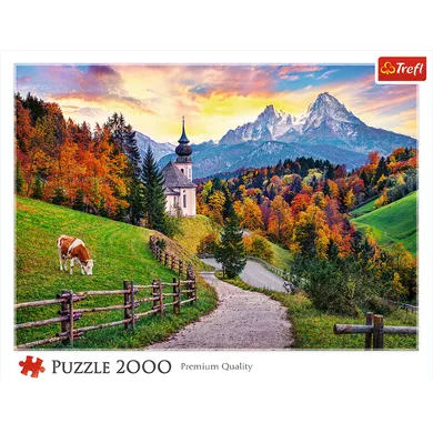 Trefl, Bavarian Alps, puzzle, 2000 piese
