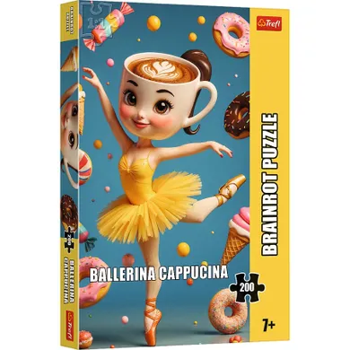 Trefl, BrainRots, Ballerina Cappuccina, puzzle, 200 piese