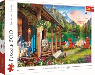 Trefl, Cabina in Munti, puzzle, 500 piese