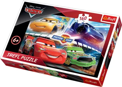 Trefl, Cars 3, Castigarea cursei, puzzle, 160 piese