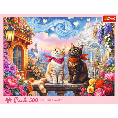 Trefl, Cats Love, puzzle, 500 piese