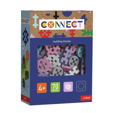Trefl, Connect, Basic Girl, set de constructie, 70 piese, 61982