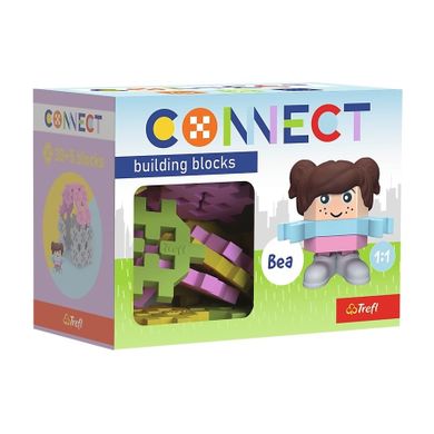 Trefl, Connect, Pocket Girl, set de constructie, 30 piese, 62004