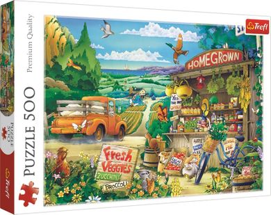 Trefl, Dimineata la tara, puzzle, 500 piese