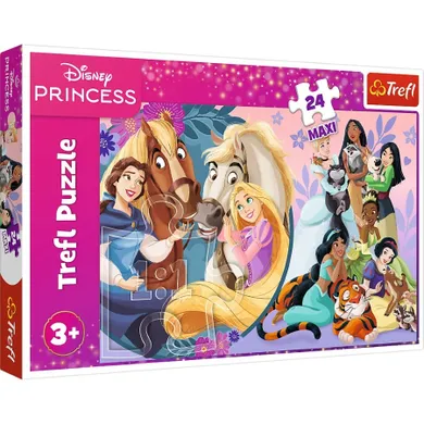 Trefl, Disney Princess, puzzle maxi, 24 piese