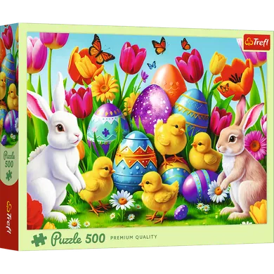 Trefl, Easter Time, puzzle, 500 piese