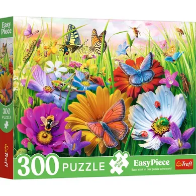 Trefl, EasyPiece, Insects in the Meadow, puzzle, 300 piese