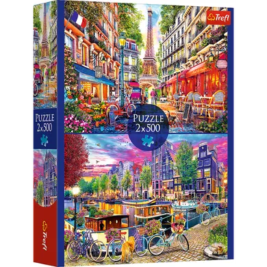 Trefl, European Capitals, puzzle, 2-500 piese