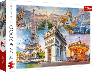 Trefl, France, Paris, puzzle, 2000 piese