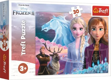 Trefl, Frozen 2, Curajul surorilor, puzzle, 30 piese